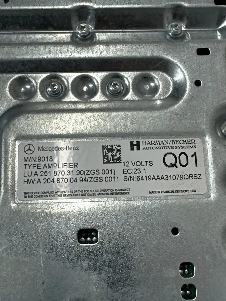 Mercedes-Benz ML W164 (2005 - 2011) A2518703190 Усилитель звука — фото 4