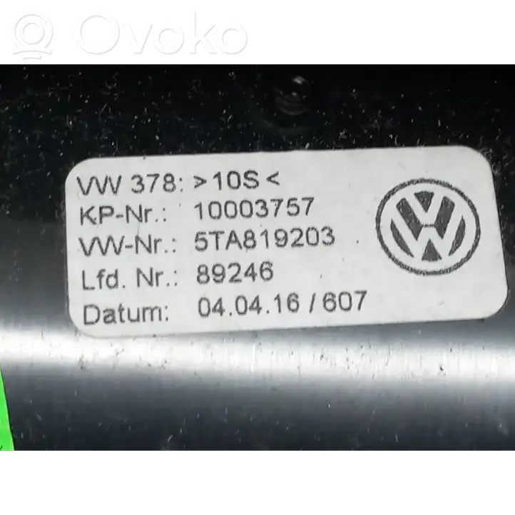 Volkswagen Touran III (2016 - ) 5TA819203 Накладка задней пепельницы — фото 5