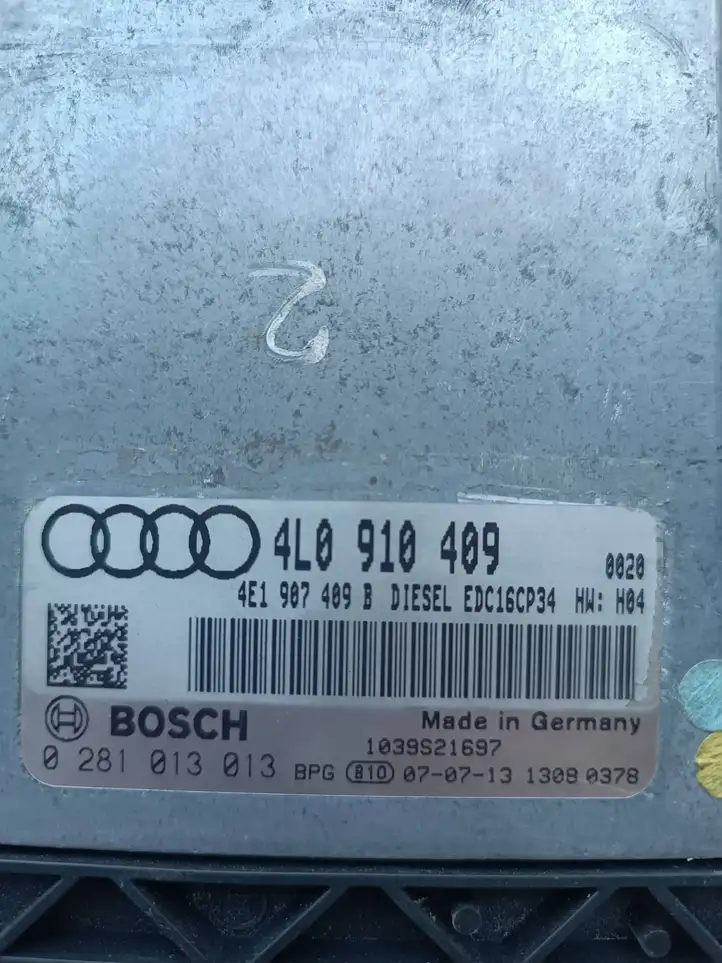 Audi Q7 4L (2005 - 2009) 4L0910409 Блок управления двигателем (ЭБУ) — фото 4