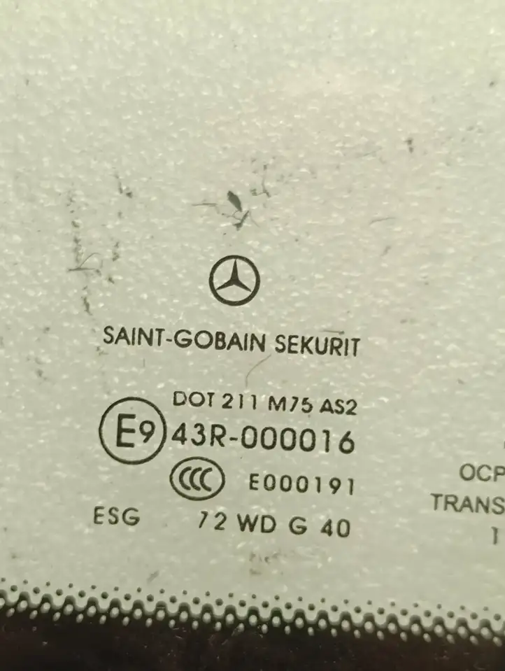 Mercedes-Benz Vito W447 43R000016 Заднее боковое стекло — фото 8