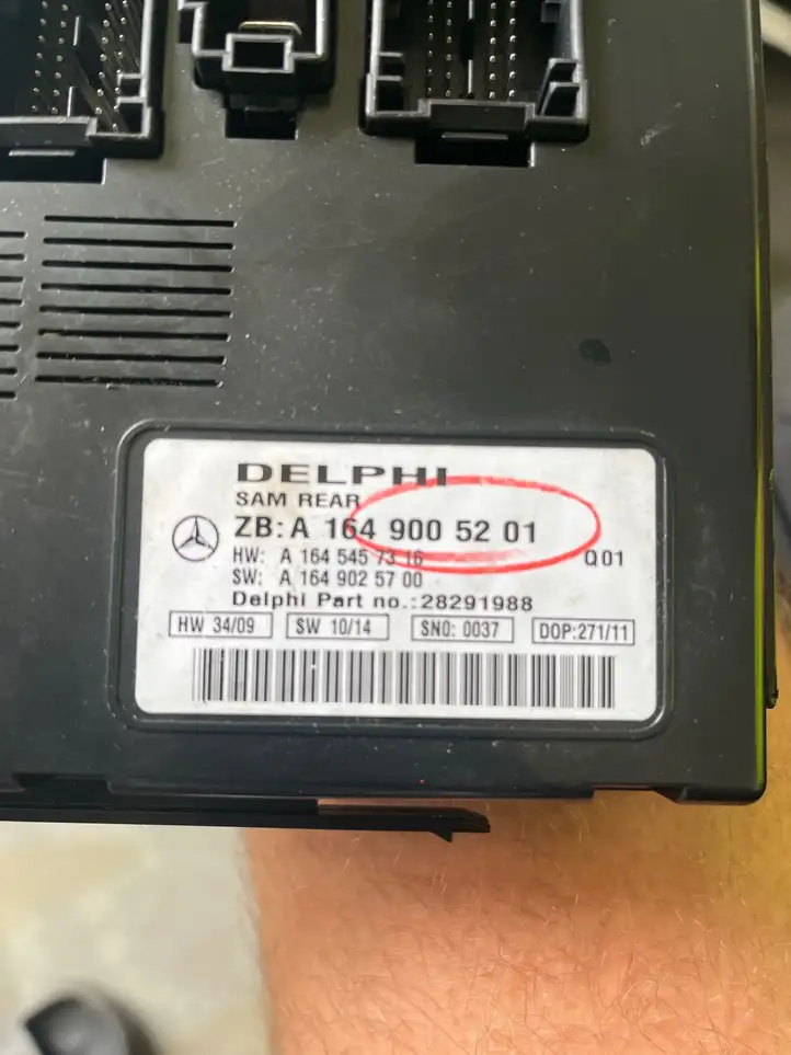 Mercedes-Benz R W251 (2005 - 2013) A1649005201 Модуль комфорта — фото 5