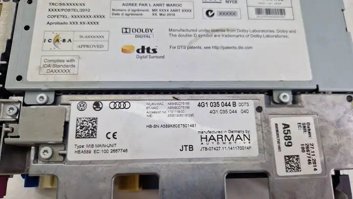 4G1035044B Магнитола / мультимедийная система — фото 2