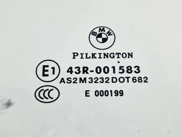 BMW 1 E81 E87 (2004 - 2011) 43R001583 Стекло задней двери — фото 7