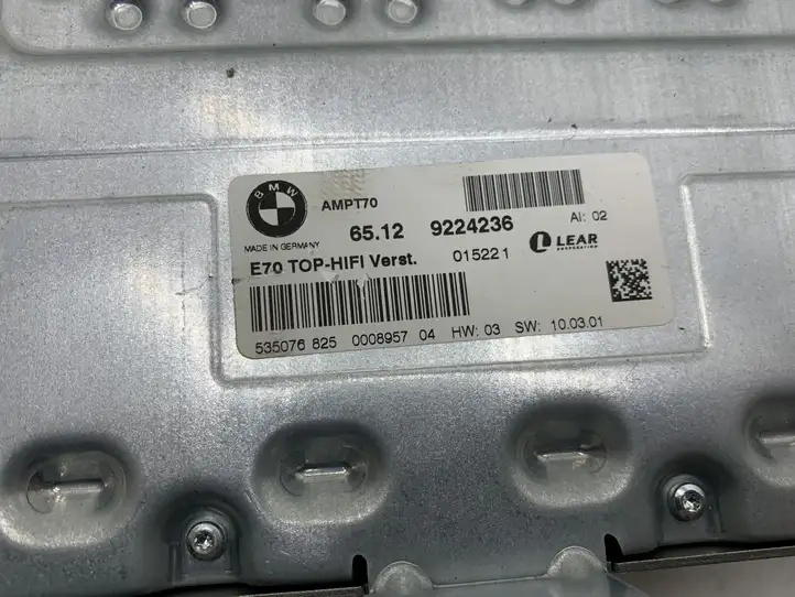 BMW X5 E70 (2006 - 2013) 9224236 Усилитель звука — фото 6