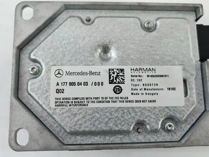 Mercedes-Benz A W177 (2018 - ) A1779050403 Усилитель звука — фото 5