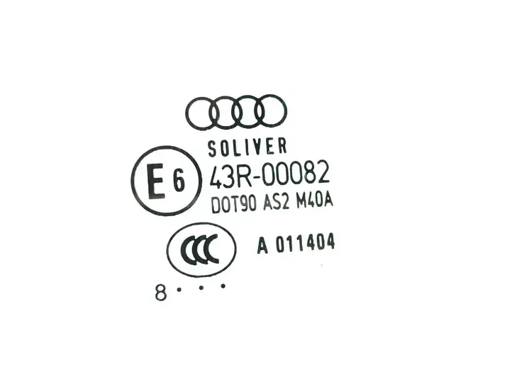 Audi A4 S4 B8 8K (2007 - 2011) 43R00082 Стекло задней двери — фото 2