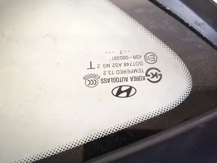 Hyundai i30 (2007 - 2012) Заднее боковое стекло — фото 2