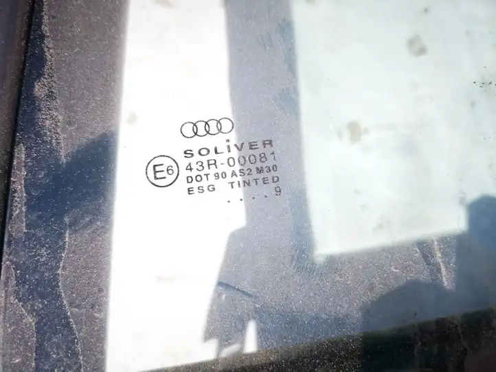 Audi A6 S6 C5 4B (2001 - 2004) Стекло задней двери — фото 2