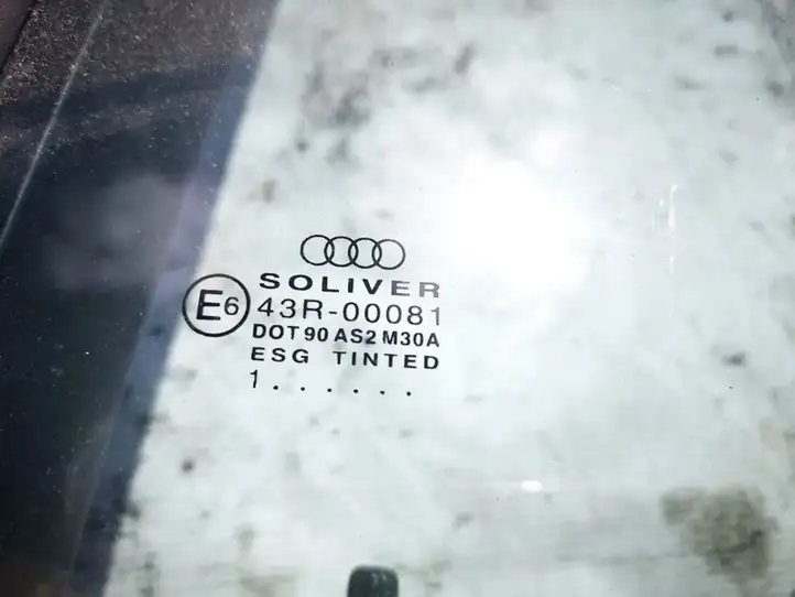Audi A6 S6 C5 4B (1997 - 2001) Стекло задней двери — фото 3