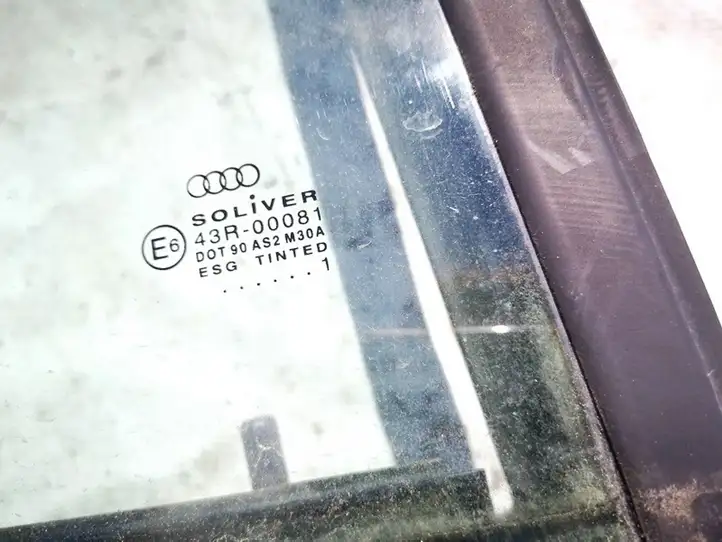 Audi A6 S6 C5 4B (1997 - 2001) Стекло задней двери — фото 3
