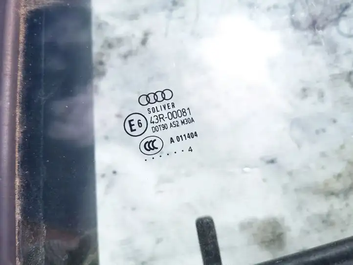 Audi A6 S6 C5 4B (1997 - 2001) Стекло задней двери — фото 3