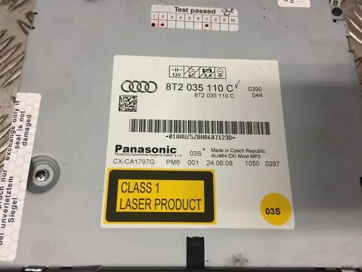 Audi A5 8T 8F (2007 - 2011) 8t2035110c CD/DVD чейнджер — фото 2