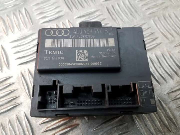 4L0959794B Audi Q7 4L Centrinio užrakto valdymo blokas