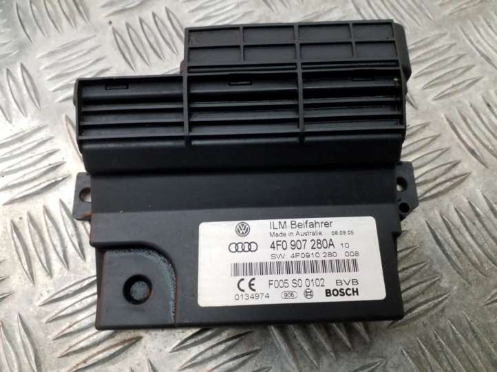 4F0907280A Audi A6 S6 C6 4F Maitinimo valdymo blokas