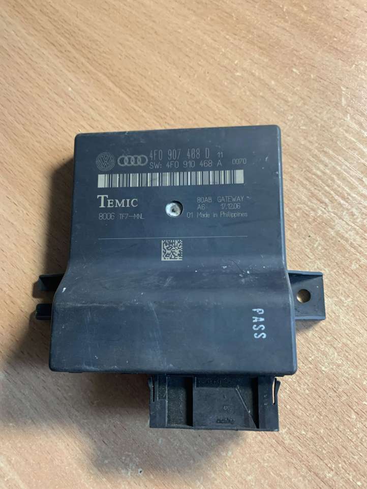 4F0907488D Audi A6 S6 C6 4F Gateway valdymo modulis