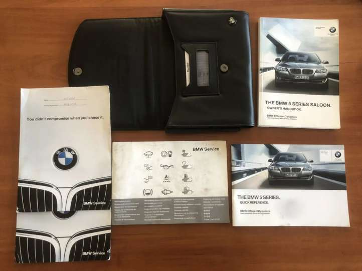 BMWF10F11OWNERSMANUALBOOK BMW 5 F10 F11 Vartotojo instrukcija