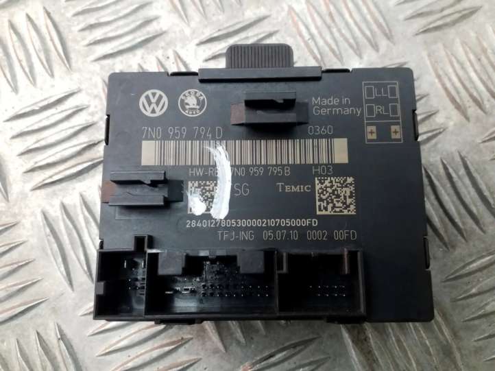 7N0959794D Volkswagen Sharan Centrinio užrakto valdymo blokas