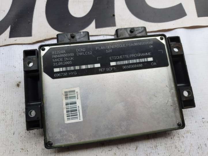 9650360480 Citroen Berlingo Galios (ECU) modulis