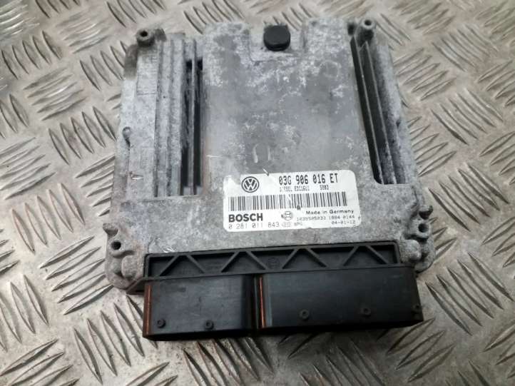 03G906016ET Volkswagen PASSAT B6 Galios (ECU) modulis