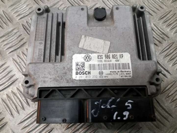 03G906021KP Volkswagen Golf V Galios (ECU) modulis