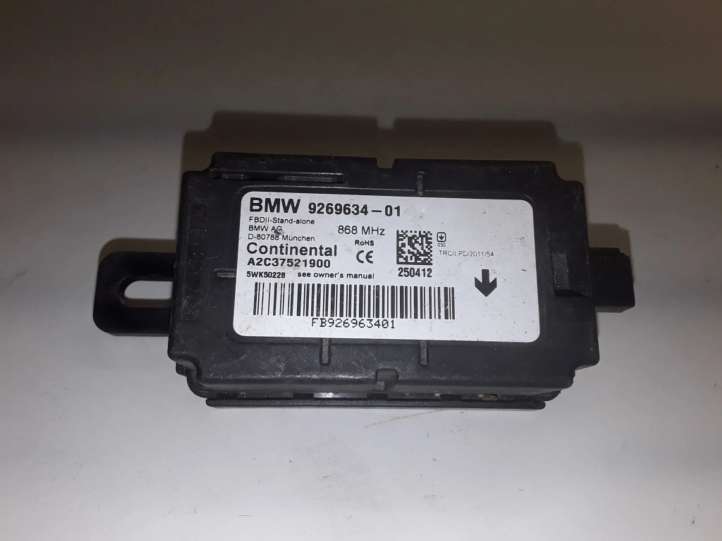 926963401 BMW 3 F30 F35 F31 Signalizacijos valdymo blokas