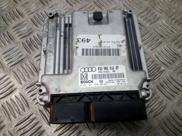 03G906016BF Audi A6 S6 C6 4F Galios (ECU) modulis