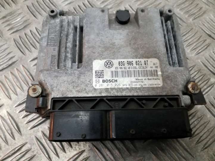 03G906021QT Skoda Superb B6 (3T) Galios (ECU) modulis