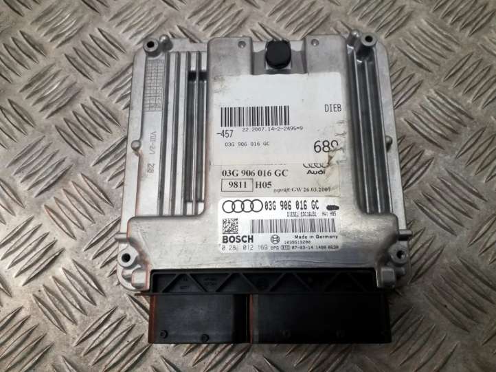 03G906016GC Audi A6 S6 C6 4F Galios (ECU) modulis