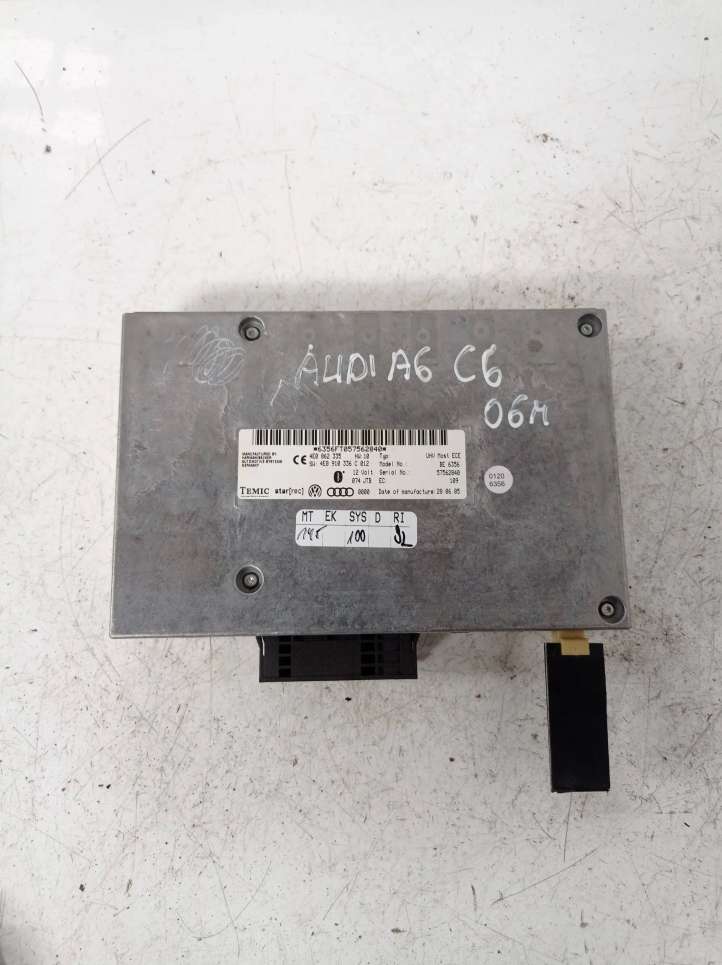 4e0862335 Audi A6 S6 C6 4F Bluetooth modulis