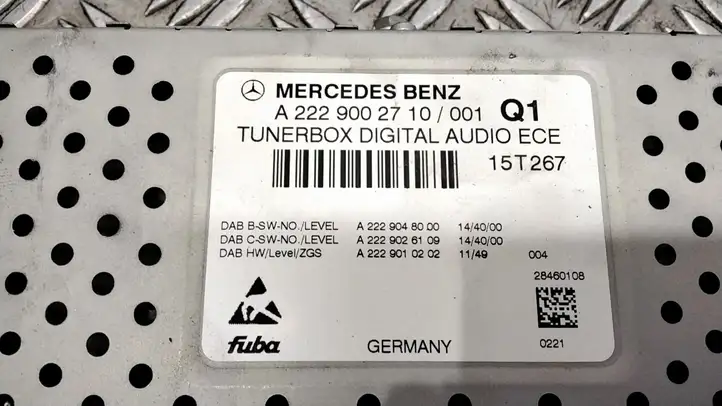 Mercedes-Benz E W212 (2009 - 2016) A2229002710 Усилитель звука — фото 2