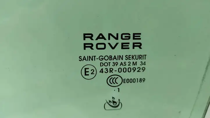 Land Rover Evoque I (2011 - 2015) 43R000929 Стекло передней двери — фото 2