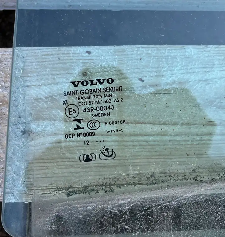 Volvo S80 (2009 - 2013) 43R00043 Стекло задней двери — фото 3