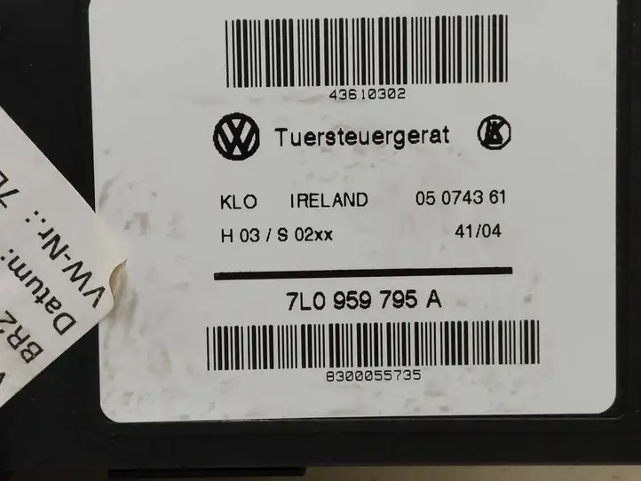 Volkswagen Touareg I (2002 - 2010) 7L0959795A Стеклоподъемник задней двери — фото 4