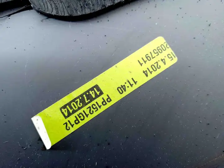 Opel Zafira C (2014 - 2016) 20957911 Заднее боковое стекло — фото 4
