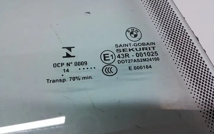 BMW (2013 - 2017) 43R001025 Стекло задней двери — фото 3