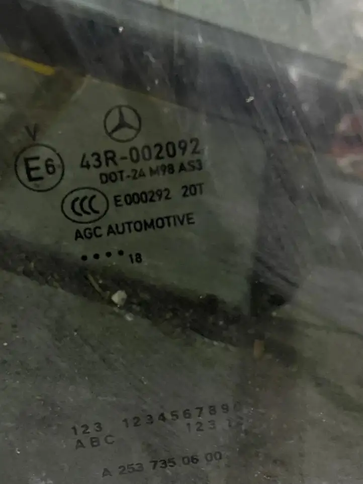 Mercedes-Benz GLC X253/C253 (2015 - ) A2537350600 Стекло задней двери — фото 3