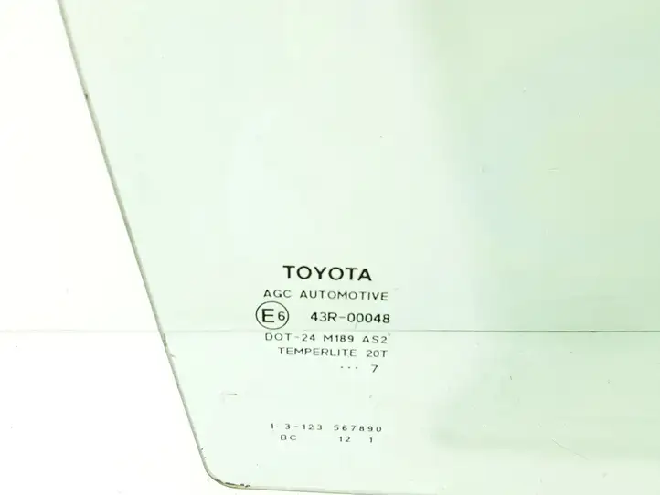 Toyota Auris 150 (2006 - 2012) 43R00048 Стекло задней двери — фото 2