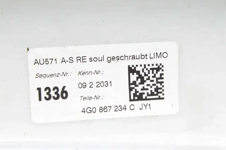 Audi A6 C7 (2014 - 2018) 4G0867234C Прочие детали салона — фото 6