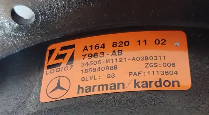 Mercedes-Benz GL X164 (2006 - 2012) A1648201102 Динамики задних дверей — фото 4