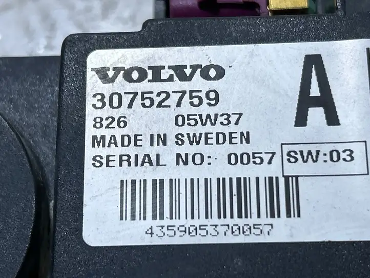 Volvo XC90 (2002 - 2006) 30752759 Контроллер мультимедийной системы — фото 3