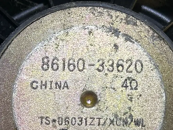 Toyota Land Cruiser (J120) (2002 - 2009) 8616033620 Динамики задних дверей — фото 3