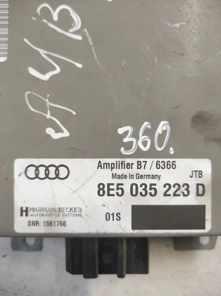 Audi A4 S4 B7 8E 8H (2004 - 2009) 8E5035223D Усилитель звука — фото 3