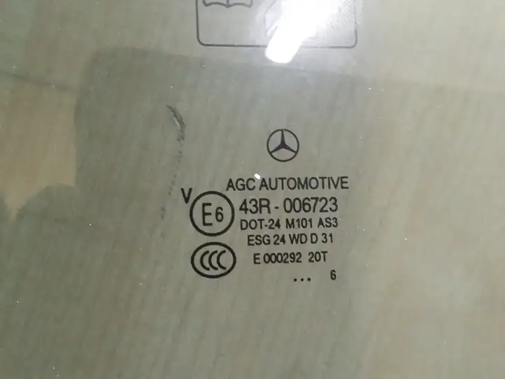 Mercedes-Benz B-class W246 (2014 - 2018) Стекло задней двери — фото 2