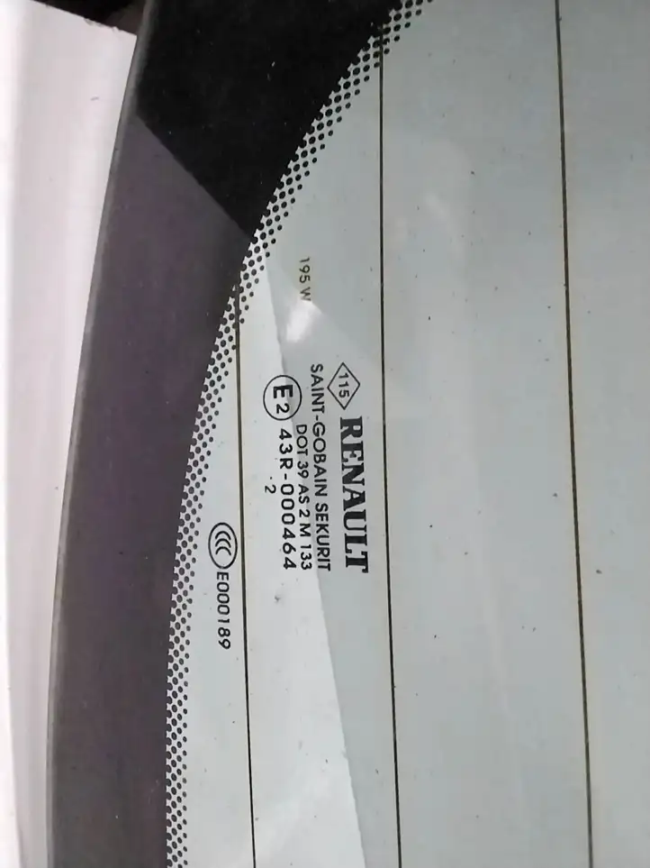 Renault Scenic III - Grand scenic III (2009 - 2016) E000189 Заднее стекло — фото 4