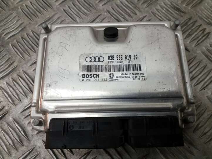 038906019JQ Audi A4 S4 B6 8E 8H Galios (ECU) modulis