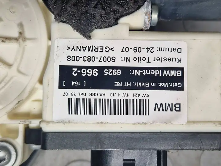 BMW X3 E83 (2003 - 2010) 6925966 Стеклоподъемник передней двери (комплект) — фото 3