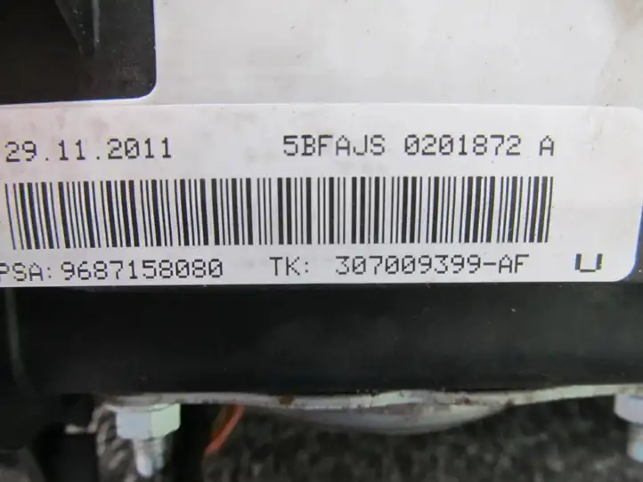 Citroen C4 (2011 - 2016) 9687158080 Подушка безопасности пассажира — фото 2