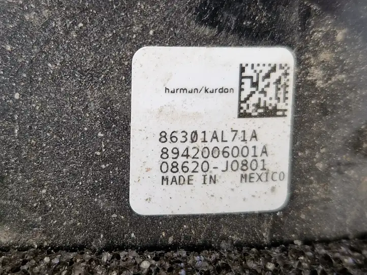 Subaru Outback (BT) (2019 - ) 86301AL71A Динамики задних дверей — фото 3
