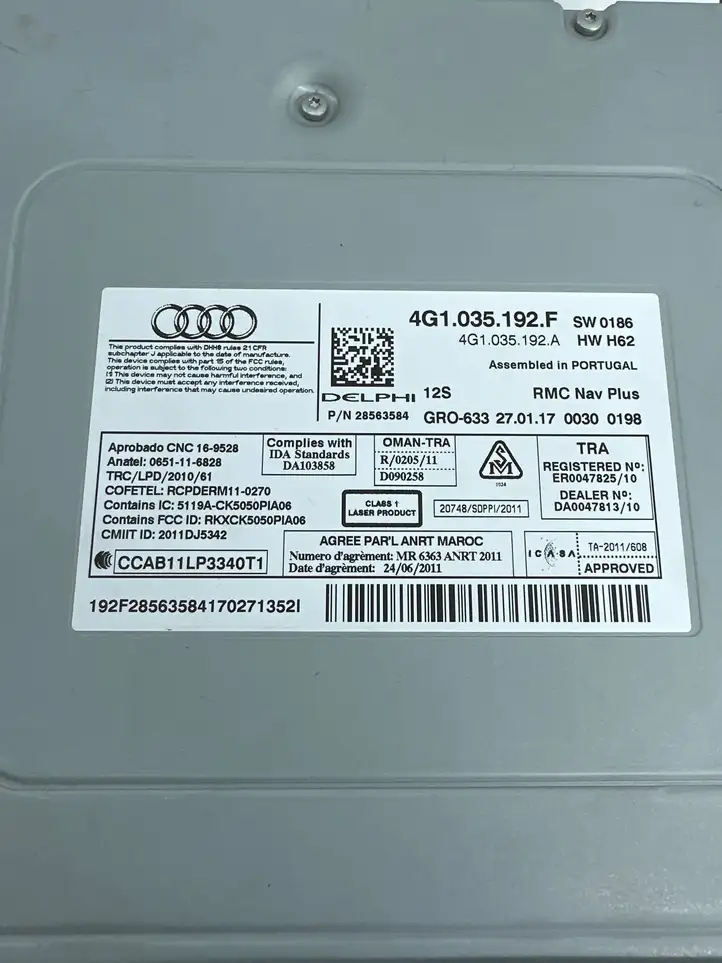 Audi A6 C7 (2014 - 2018) 4G1035192F Навигационный привод CD/DVD — фото 3