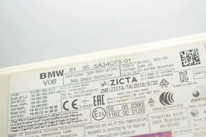BMW 3 G20 G21 (2019 - ) 5A34CF5 Комплект системы зажигания — фото 10